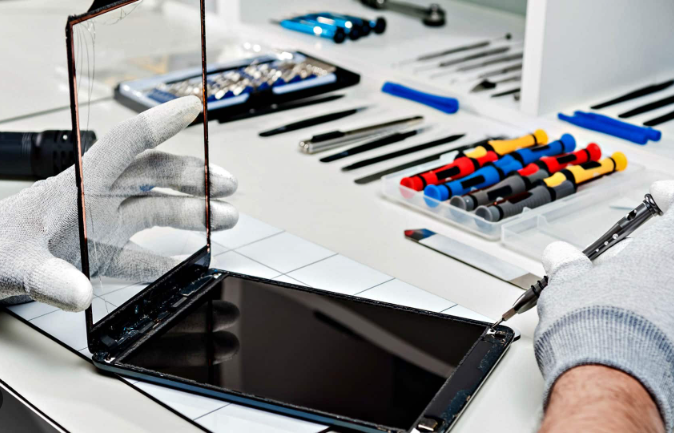 Troca de vidro do tablet/iPad